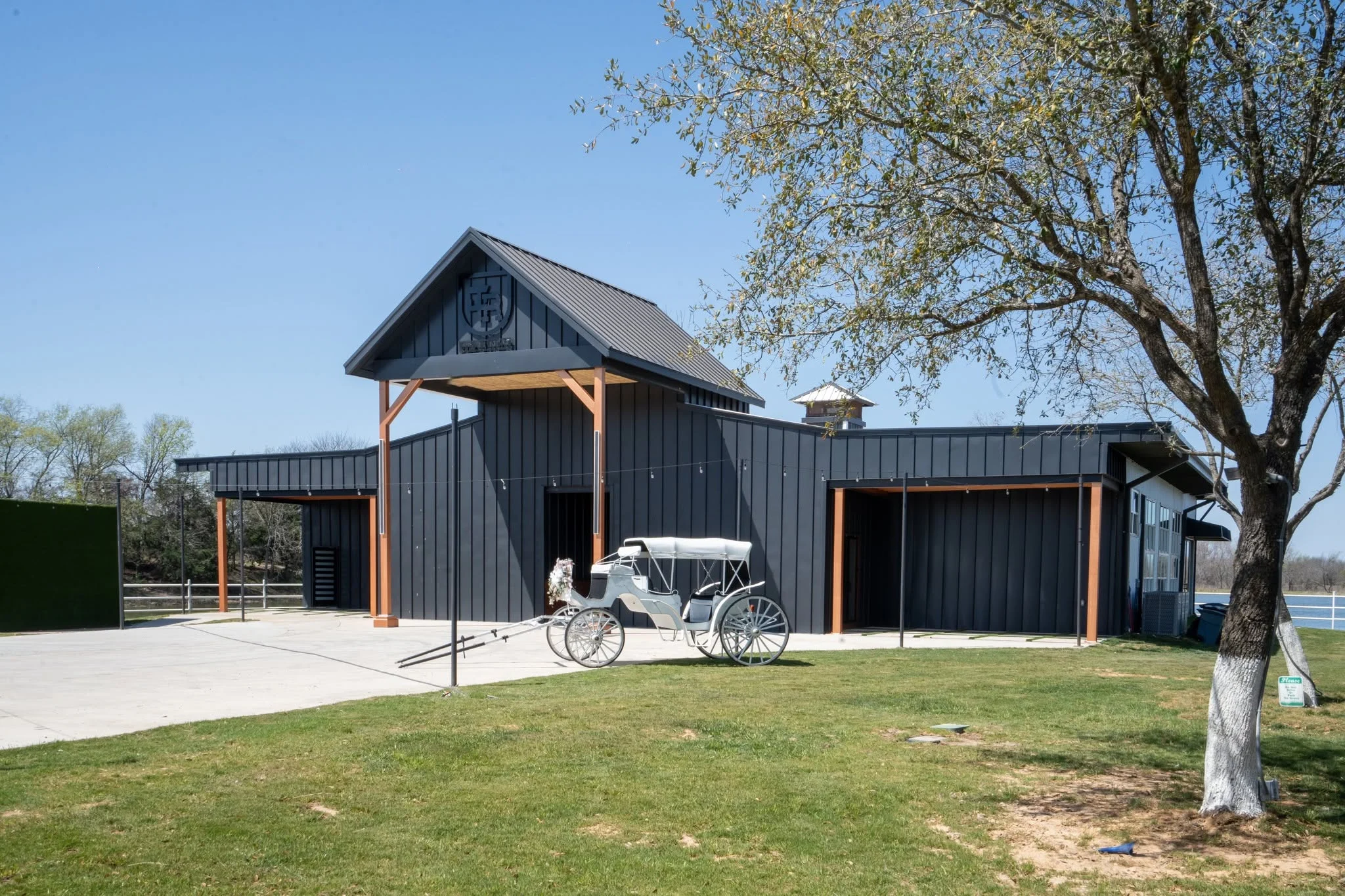Decorated hall at 4T Ranch Venue